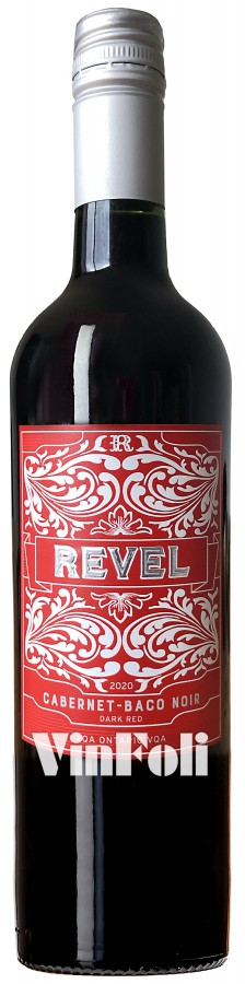 George Bernard kooi Elasticiteit Rode wijn Canada Revel, Ontario, Cabernet & Baco Noir, VQA
